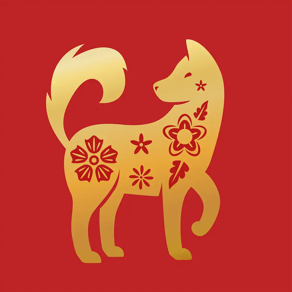 2025 Ano Serpente - Cão