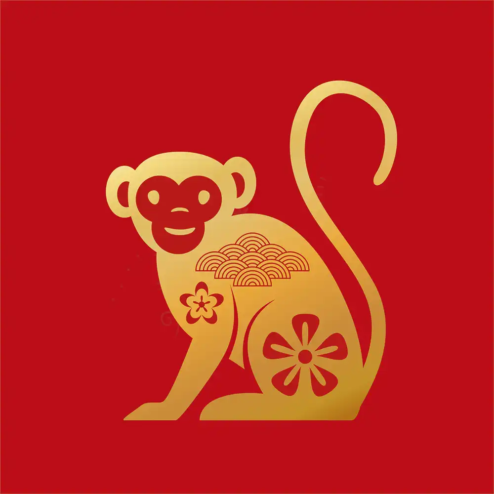 2025 Ano Serpente - Macaco