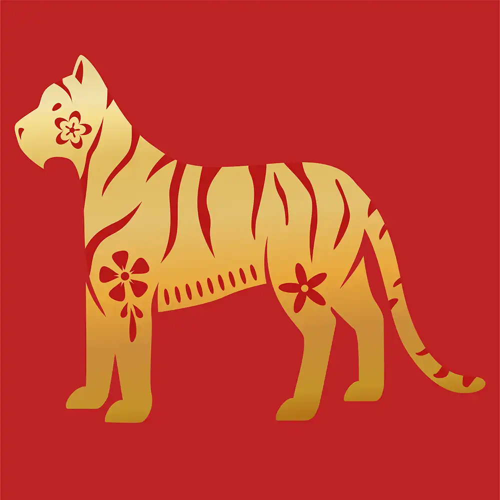 2025 Ano Serpente - Tigre
